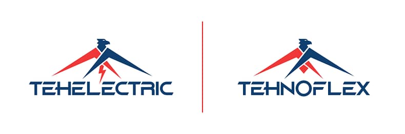 Compressed tehelectric tehnoflex logotypes